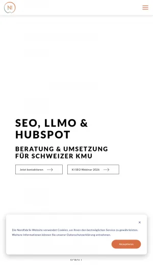 Nordfabrik AG | HubSpot and SEO Agency in Bern screenshot