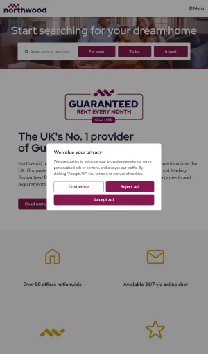Northwood UK Estate and Letting Agency screenshot