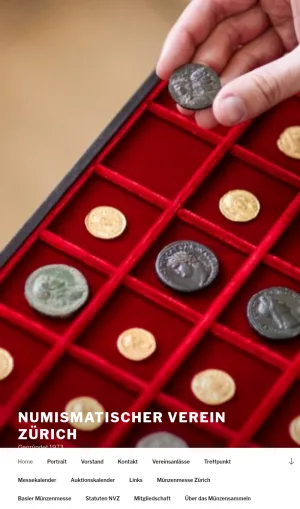 Zurich Numismatic Society for Coin Collectors screenshot