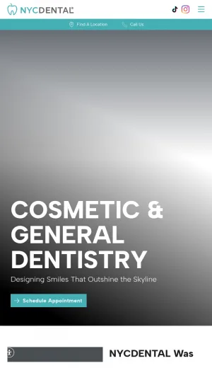 NYCDENTAL Cosmetic and General Dentistry in New York screenshot