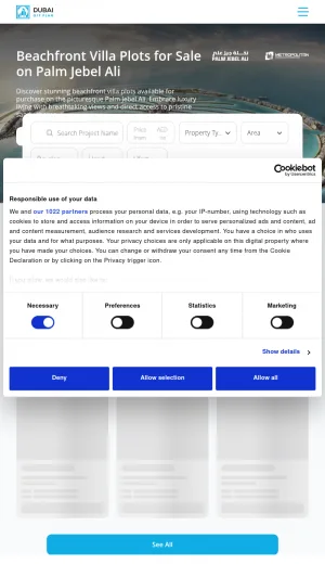 Dubai Off Plan Properties and New Project Launches screenshot