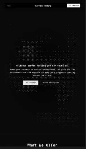 OverTimeHosting Game Server and Cloud Hosting screenshot