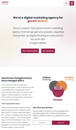 Passion Digital - London Digital Marketing Agency screenshot