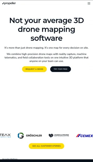 Propeller Aero Drone Mapping and Construction Analytics Platform screenshot