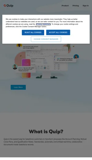 Quip Collaborative Documents for Salesforce Teams screenshot