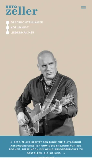 Reto Zeller Cabaret and Singer-Songwriter Performances screenshot