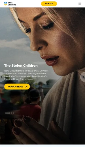 Save Ukraine War Relief and Child Rescue Charity screenshot