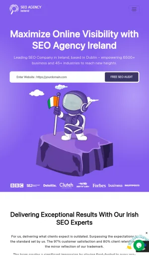 SEO Agency Ireland screenshot