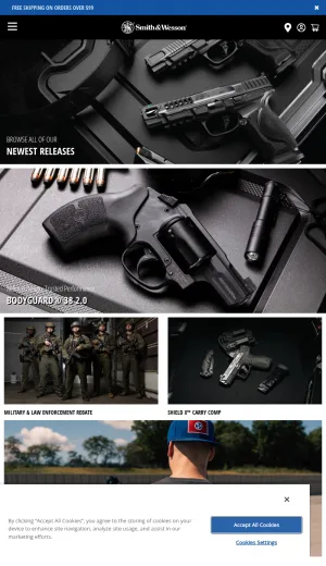Smith & Wesson Firearms and Shooting Accessories screenshot