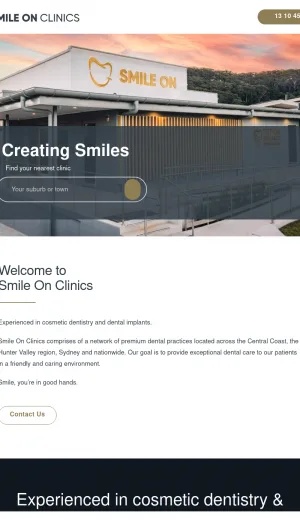 Smile On Clinics - Dental Clinic Network in Australia screenshot