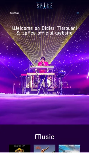 Didier Marouani and spAce Official Music Archive screenshot