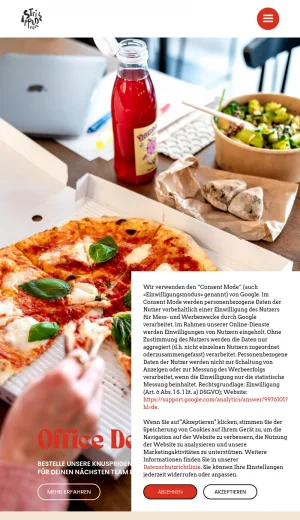 Stripped Pizza Restaurant Chain screenshot