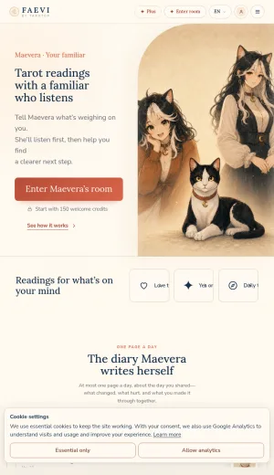 Tarotop AI Tarot Readings for Love, Work, and Decisions screenshot