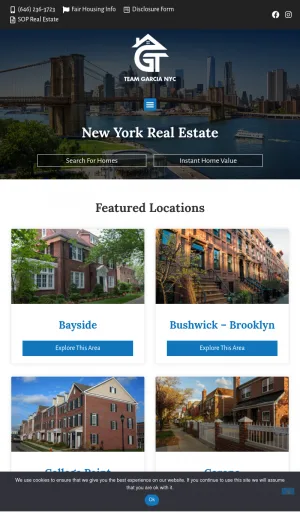Team Garcia NYC Real Estate Brokerage screenshot