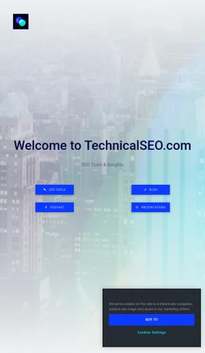 Technical SEO Tools and Insights screenshot