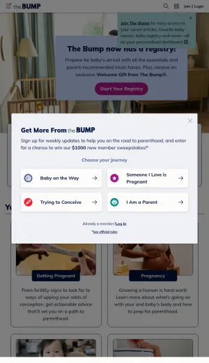 The Bump: Pregnancy, Baby Care, and Parenting Advice screenshot