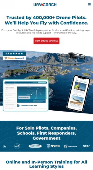 UAV Coach Drone Training and FAA Part 107 Prep screenshot