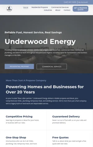 Underwood Energy Propane Services screenshot