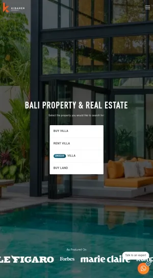 Kibarer Property Bali Villas and Real Estate for Sale and Rent screenshot