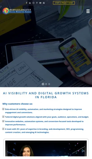 Webpuzzlemaster Digital Marketing Agency screenshot