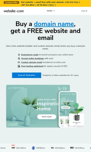 Website Builder and Hosting for Business Websites screenshot