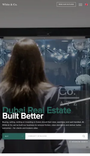 White and Co Real Estate Brokers Dubai screenshot