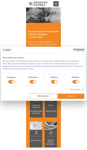 Xenatus Global AI and Microsoft Cloud Solutions screenshot